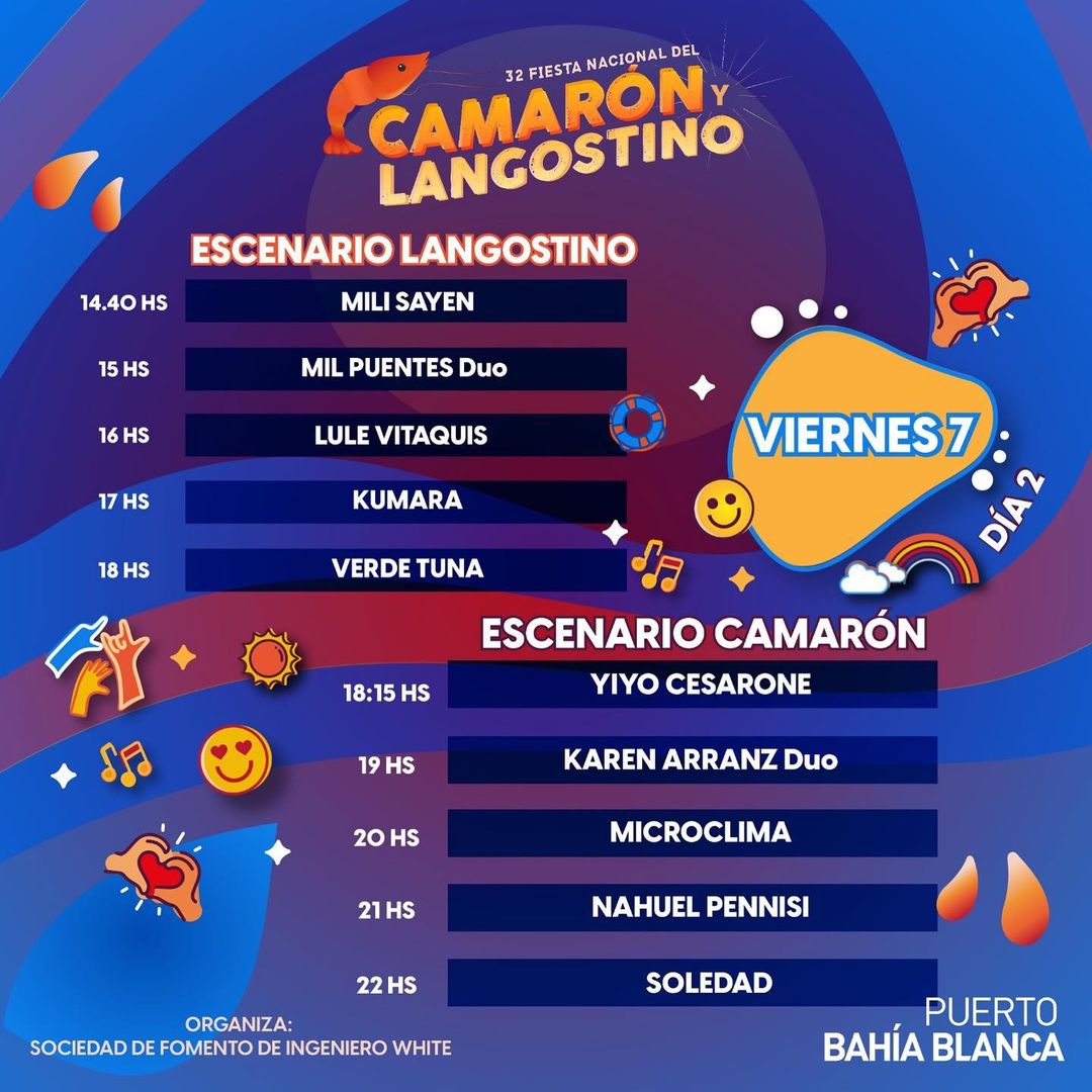 Fiesta Nacional del Camarón y el Langostino Municipio de Bahía Blanca