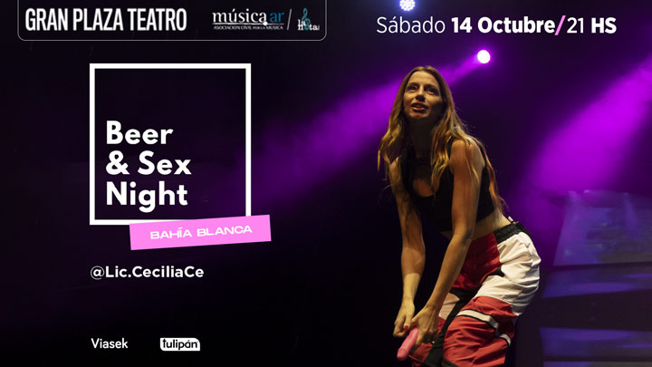 LIC CECILIA CE EN BEER AND SEX NIGHT Municipio de Bahía Blanca  